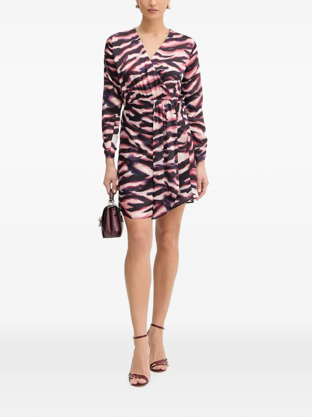 Morgan Jurk met V-hals Roze