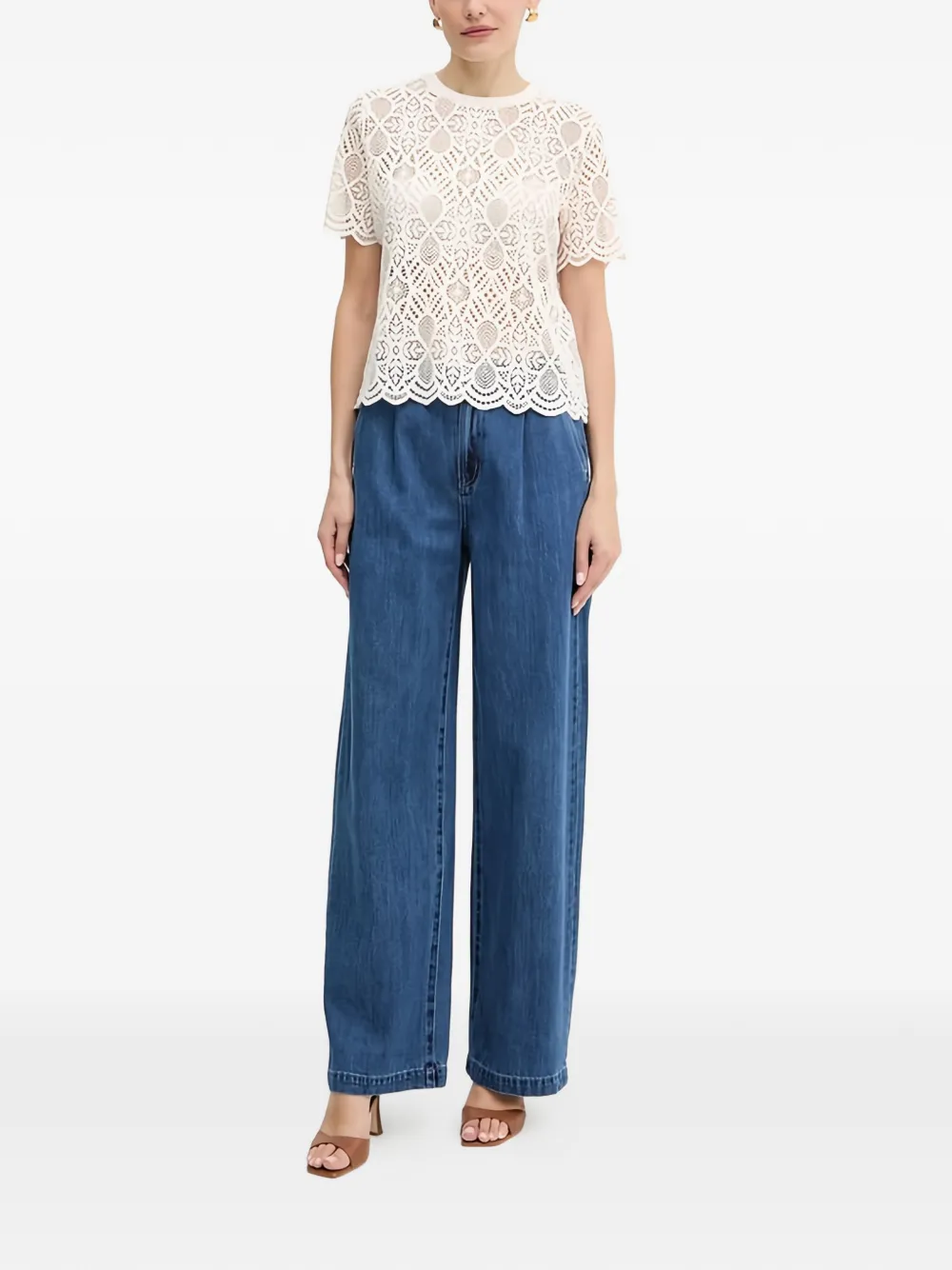 Morgan Plooibroek Blauw