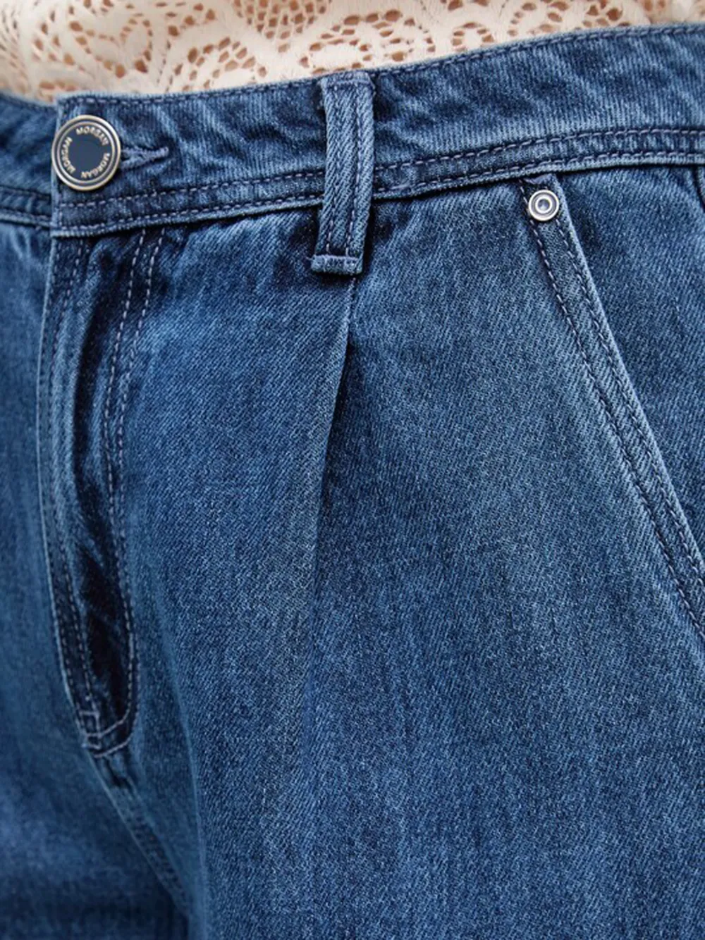 Morgan Plooibroek Blauw