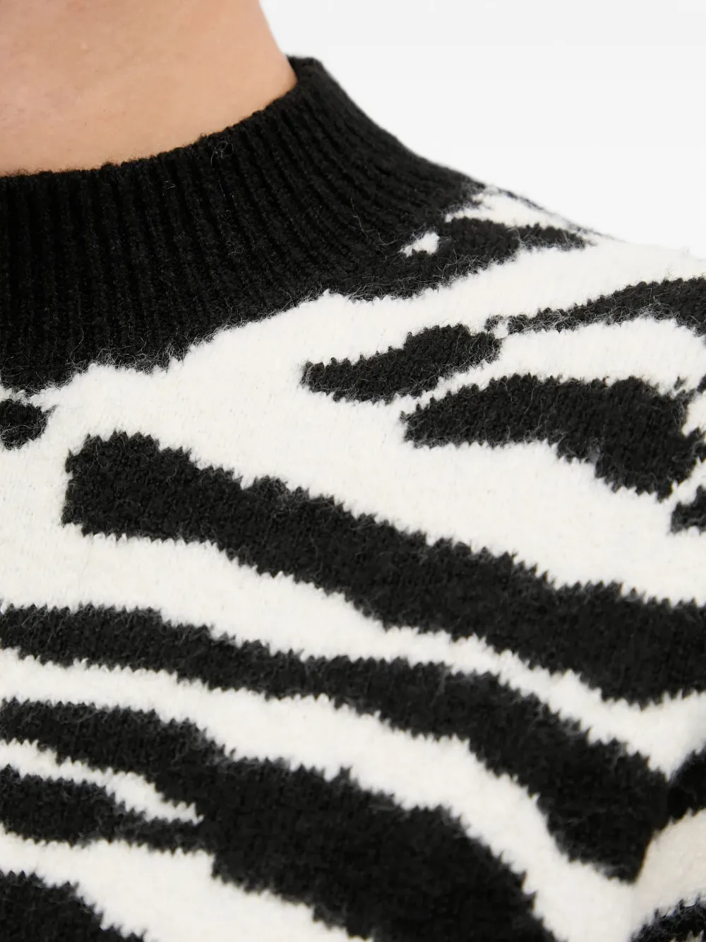 Morgan animal-print sweater Wit