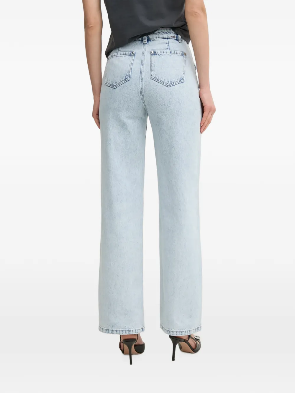 Morgan Straight jeans Blauw