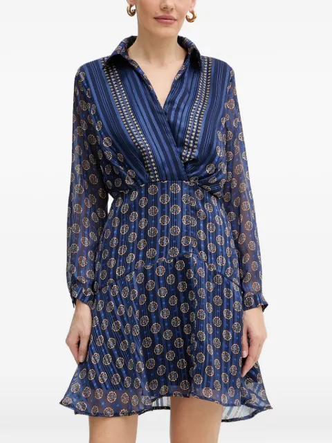 Morgan pleated mini dress