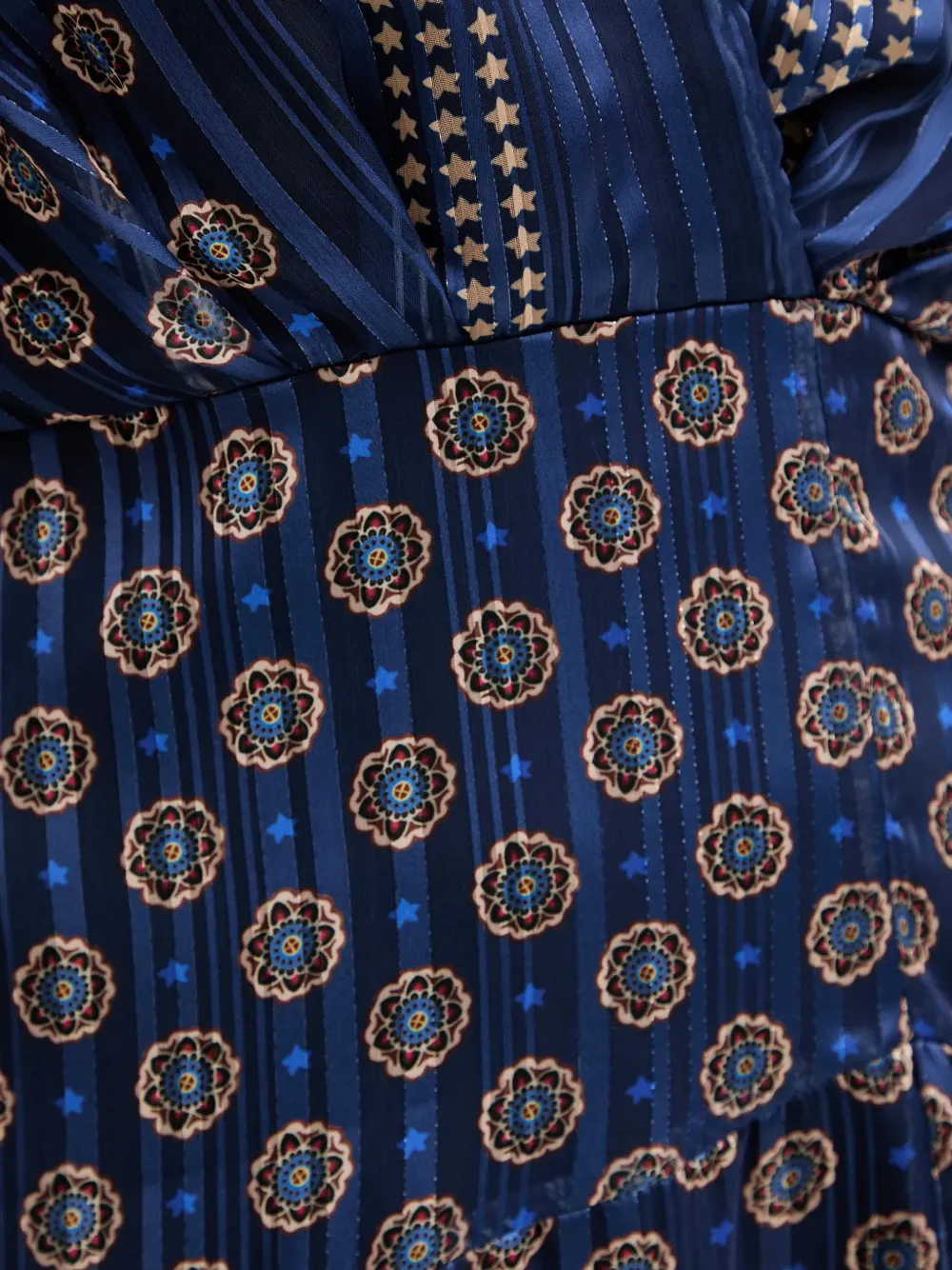 Morgan pleated mini dress Blauw
