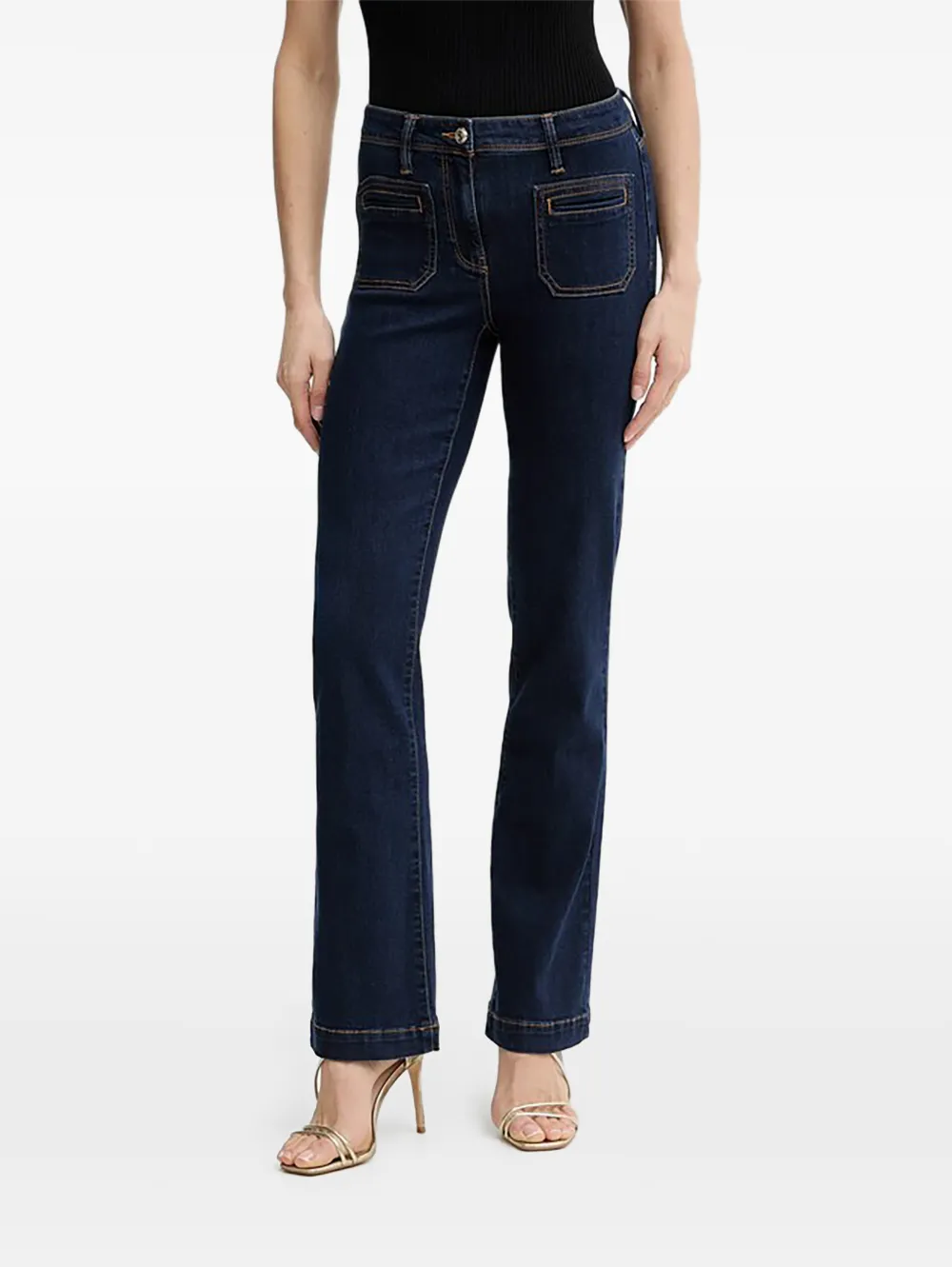 Morgan Polasi pocket jeans - Blu