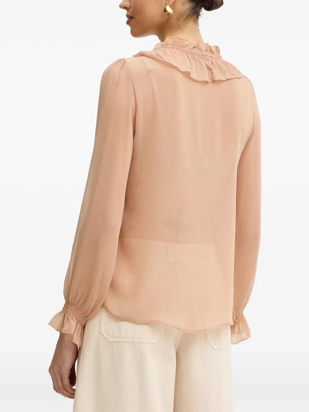 Morgan Top met V-hals Roze