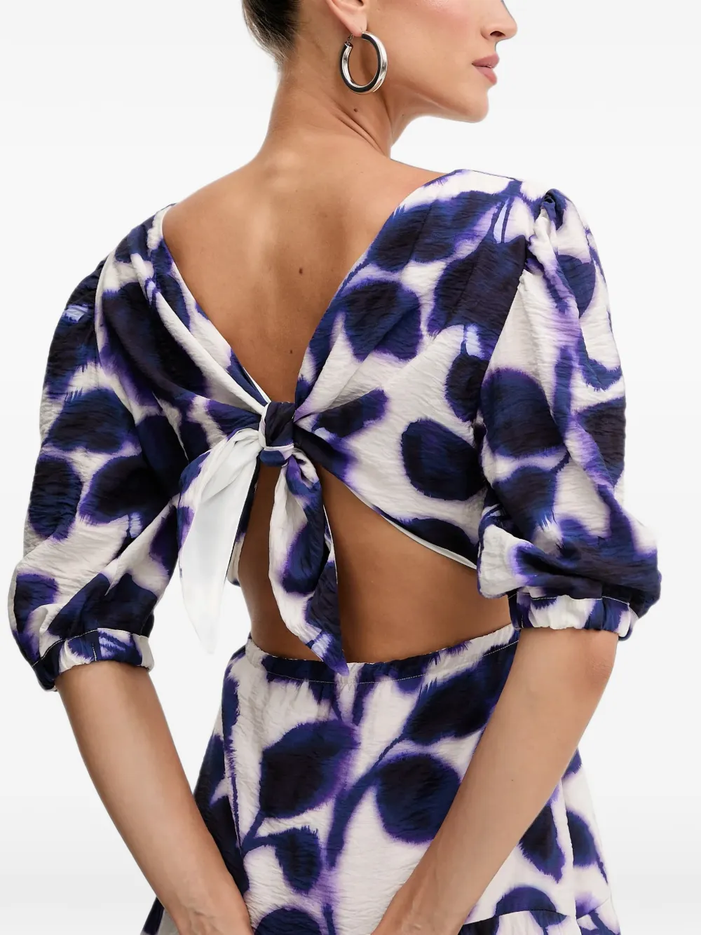 Morgan Mini-jurk met bloemenprint Wit
