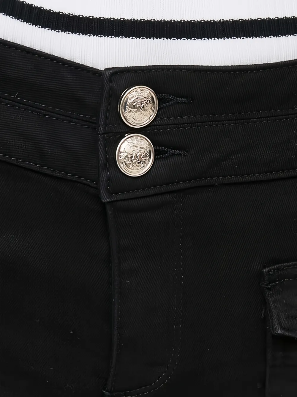 Morgan Bootcut jeans met zak Zwart