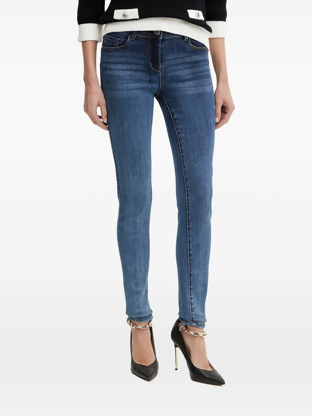 Morgan Five-pockets Denim In Blue