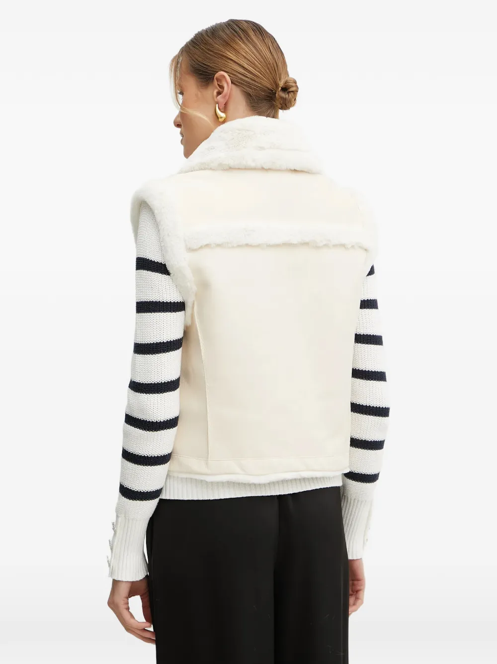 Morgan Bodywarmer met rits Beige