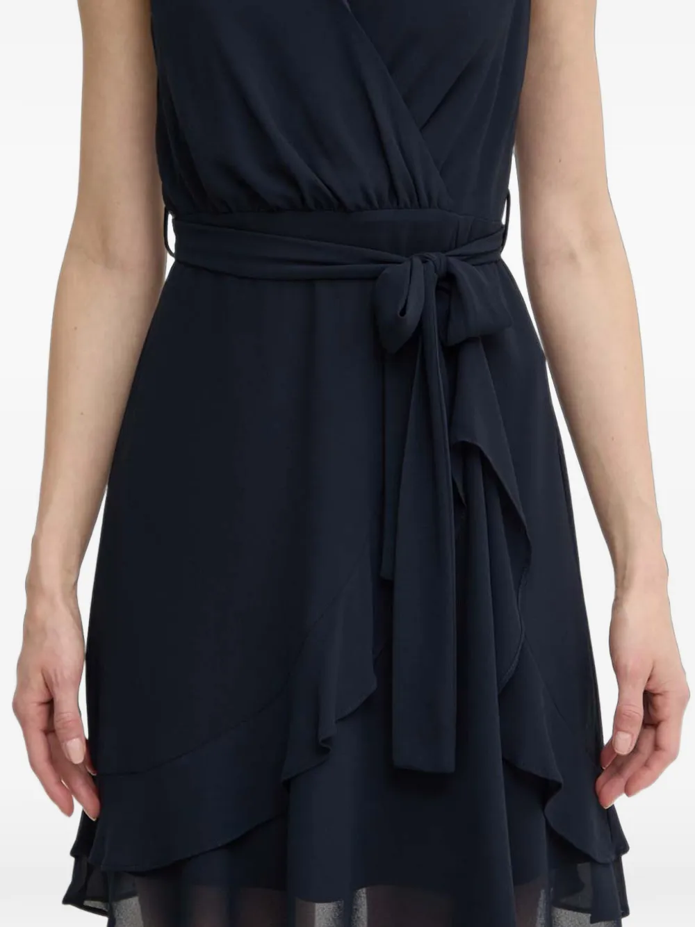 Morgan Jurk met ruches Blauw