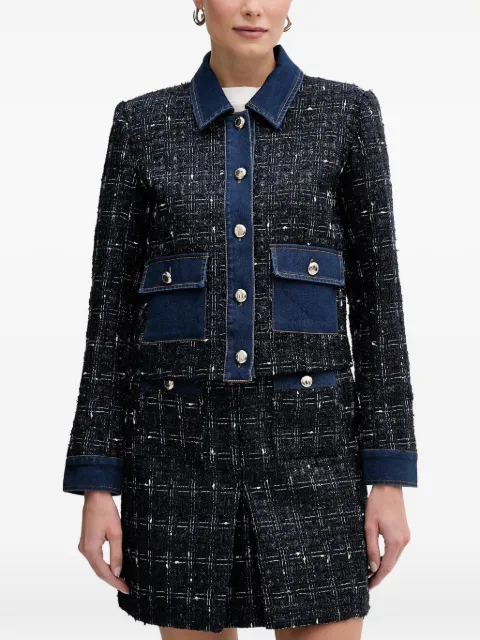 Morgan denim tweed jacket