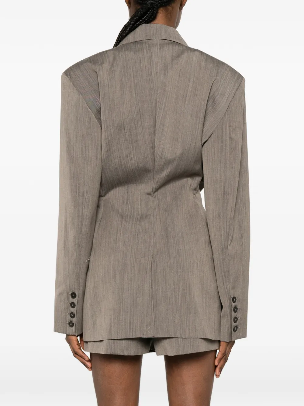 IRO Blazer met dubbele rij knopen Beige