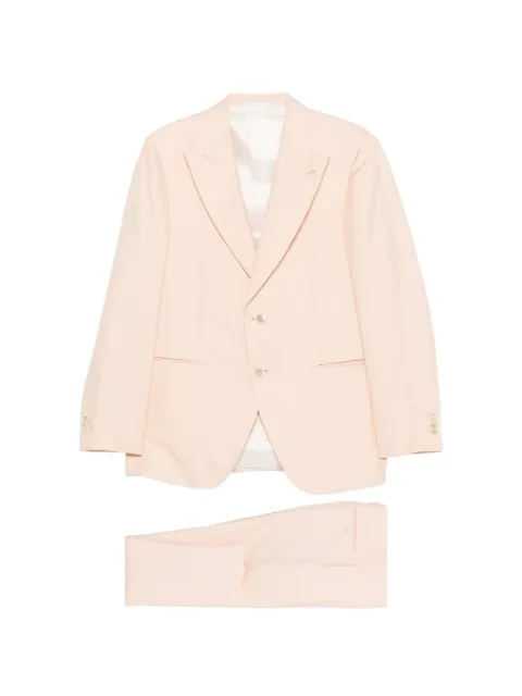 Caruso single-breasted suit (set of three)