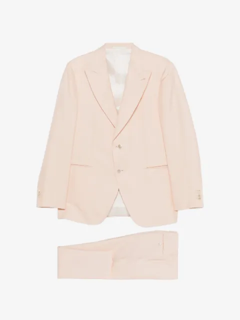 Caruso single-breasted suit (set of three)