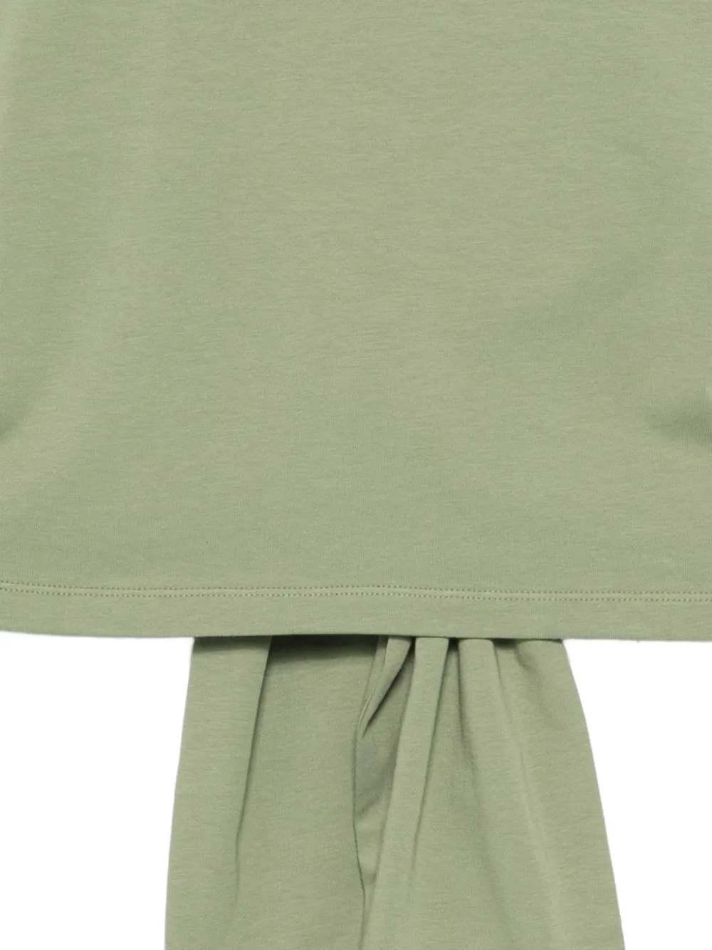 Ba&Sh T-shirt met uitgesneden details en gestrikte rug Groen