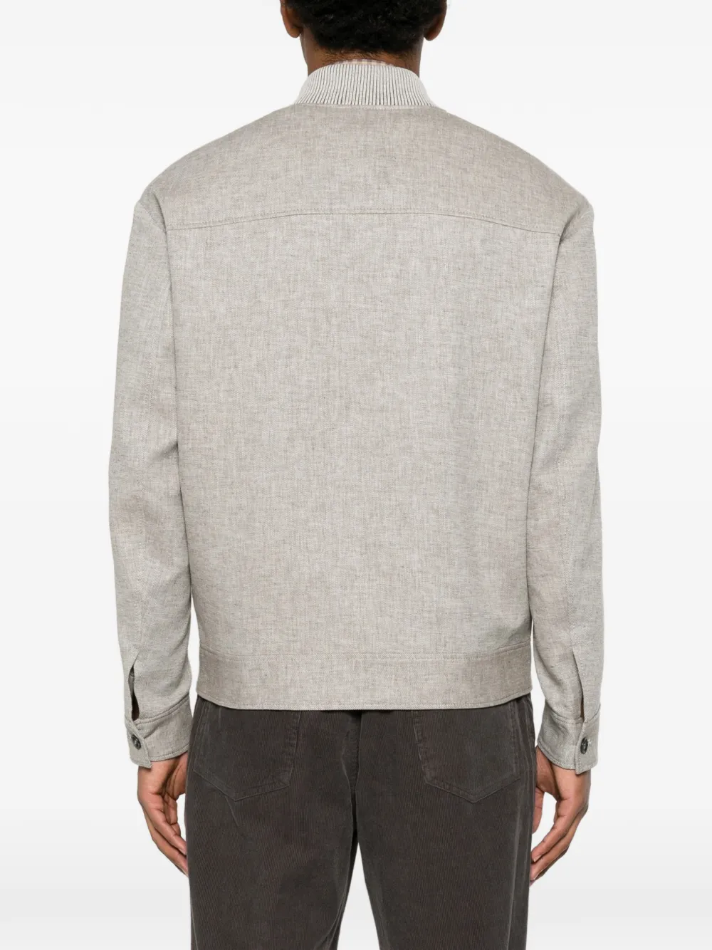 Iceberg Jack met zijstreep en logoplakkaat Grijs