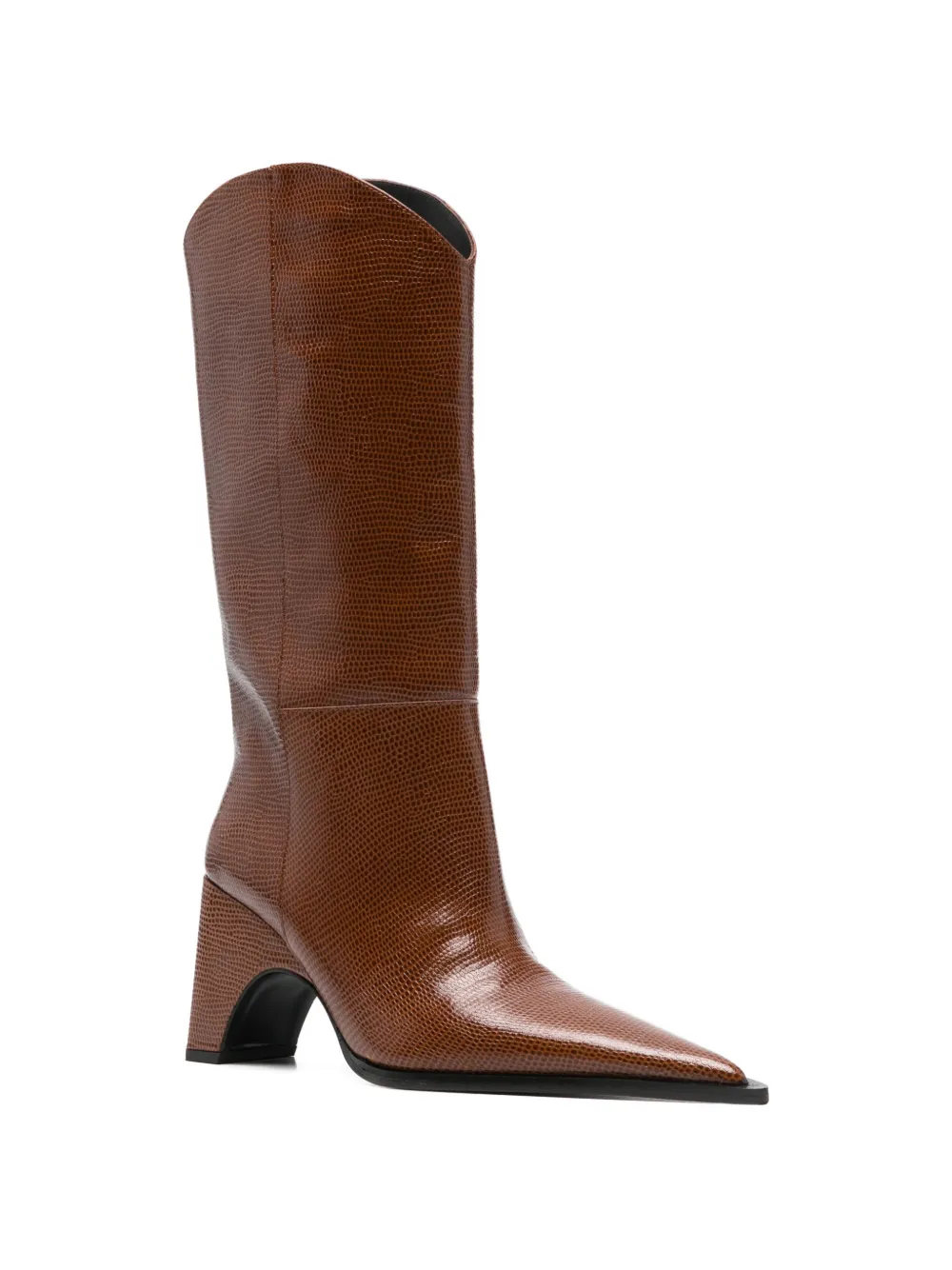 Coperni cowboy Bridge lizard print boots Bruin