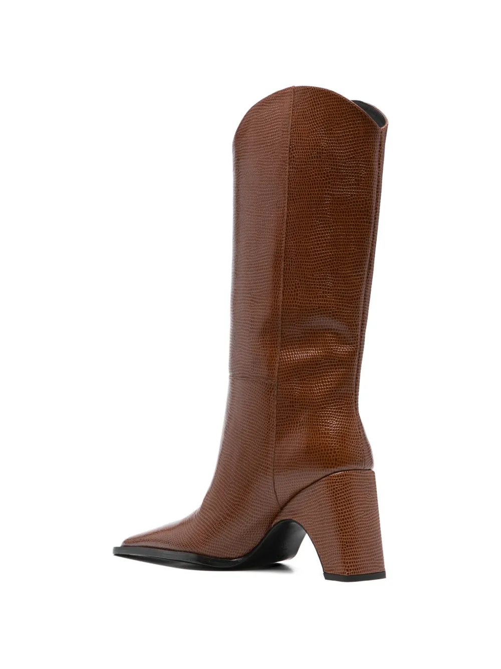 Coperni cowboy Bridge lizard print boots Bruin