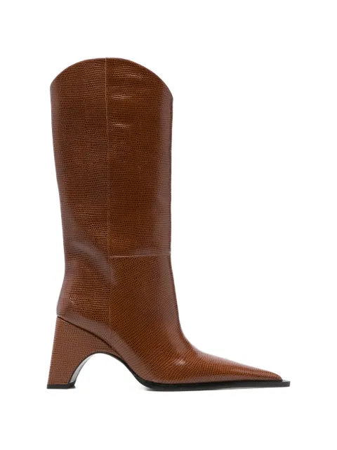 Coperni cowboy Bridge lizard print boots