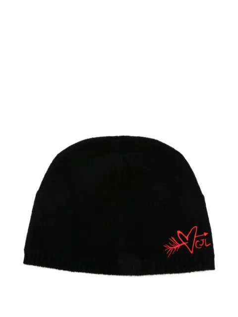 Charles Jeffrey Loverboy embroidered beanie hat