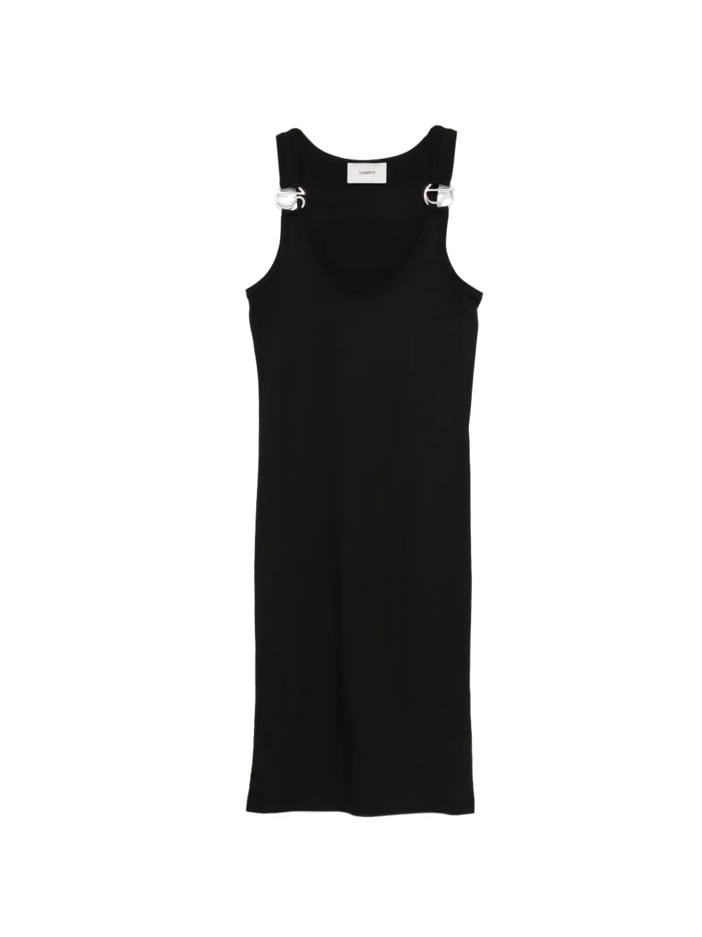 Coperni logo-appliqué mini dress - Nero