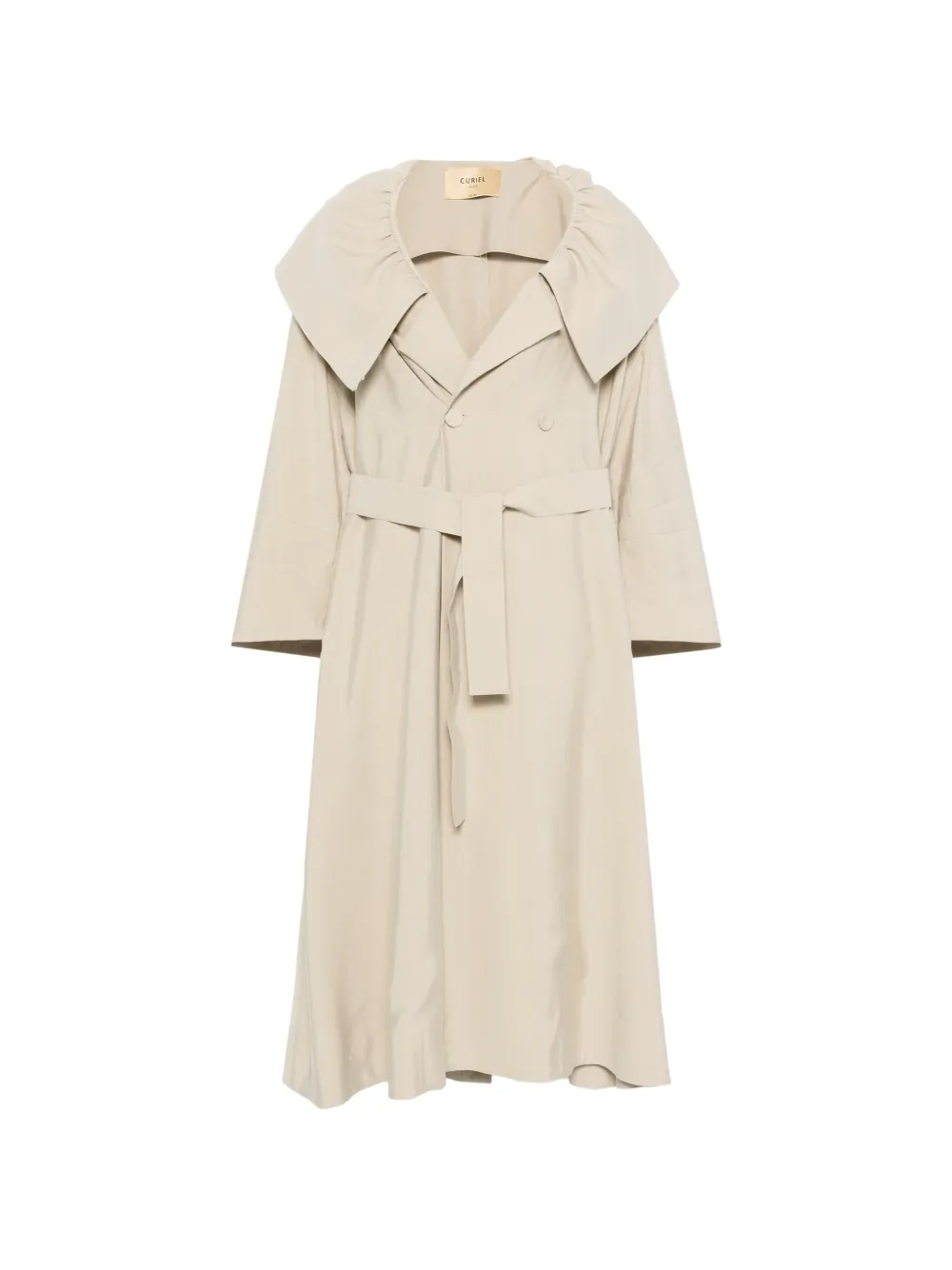 Curiel belted coat - Toni neutri