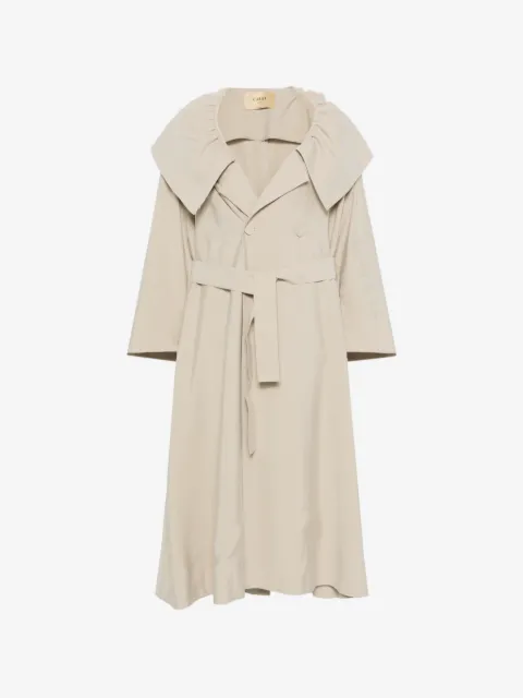 Curiel manteau à taille ceinturée