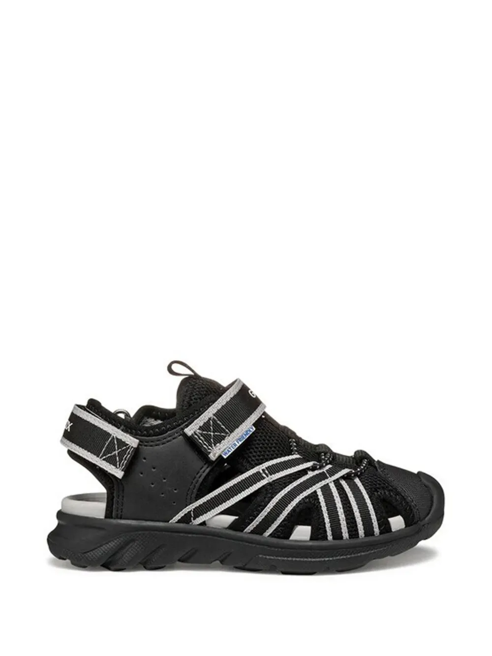 Geox Kids Airadyum strap sandals Zwart