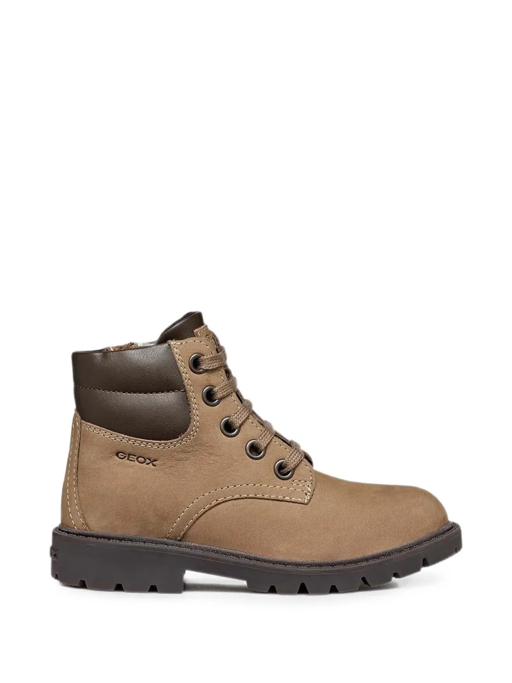 Geox Kids Shaylax veterlaarzen met vlakken Bruin
