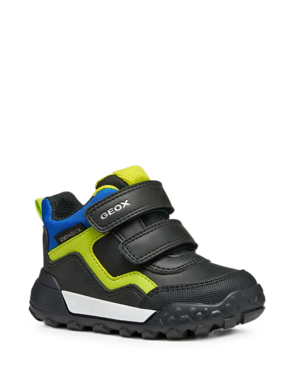 Geox Kids Trekkyup Abx laarzen met klittenband Zwart