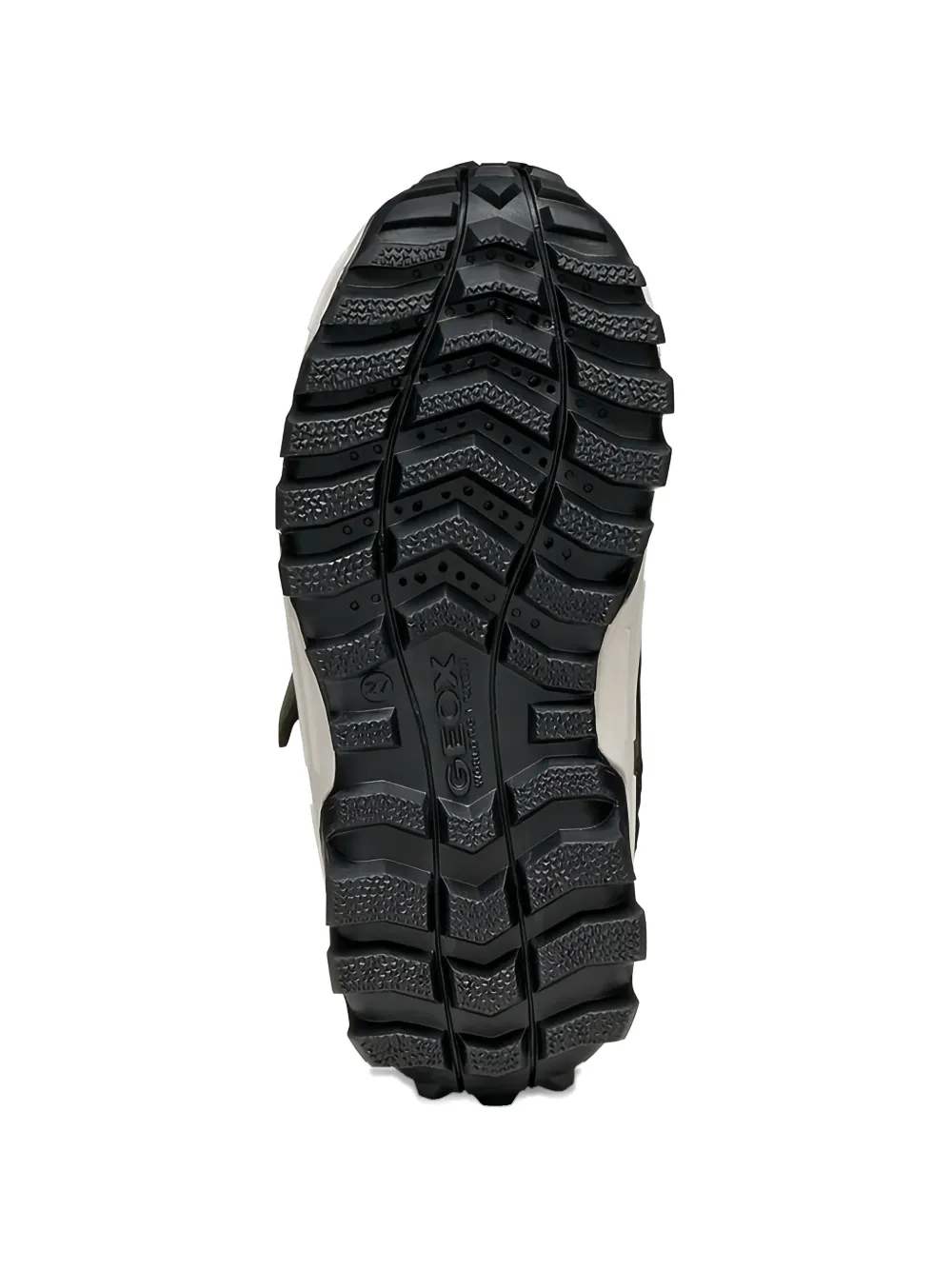 Geox Kids lace-up strap boots Zwart