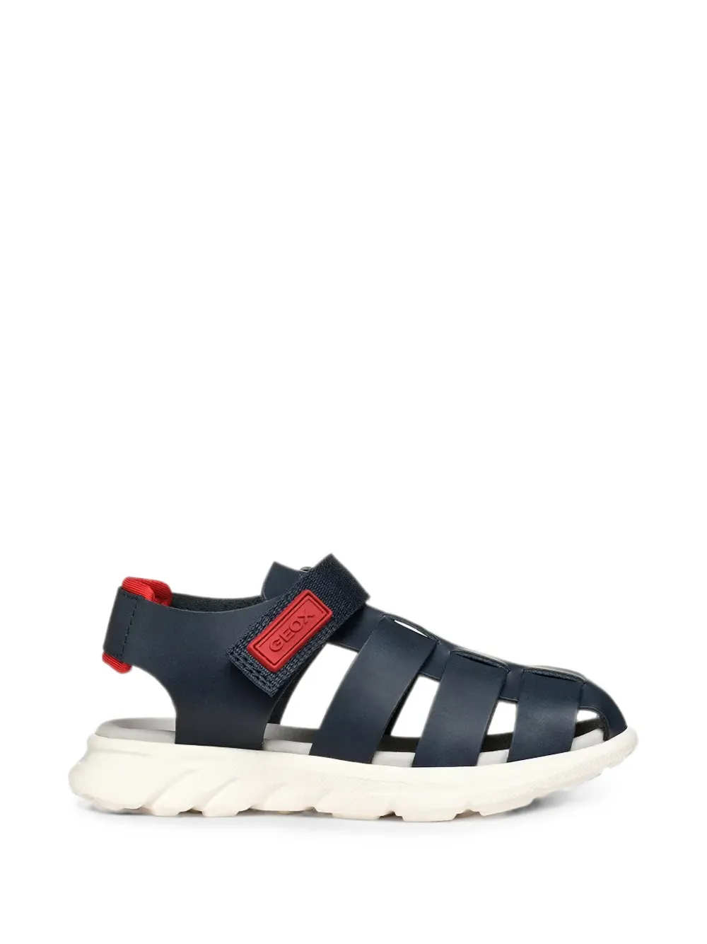 Geox Kids Airadyum touch-strap cage-style sandals Blauw