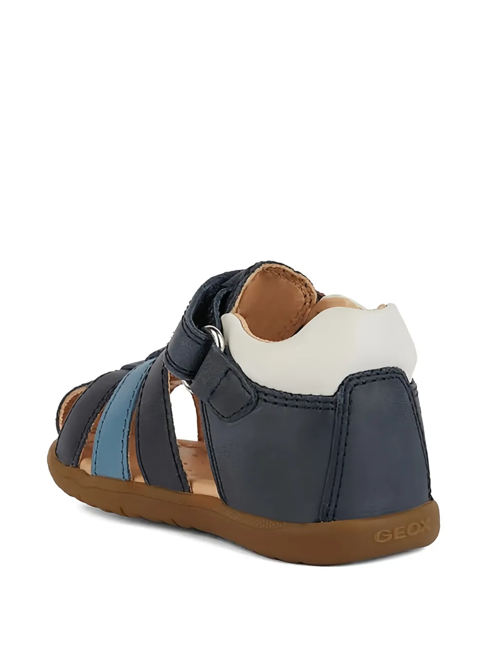 Geox Kids Gestreepte sandalen Blauw