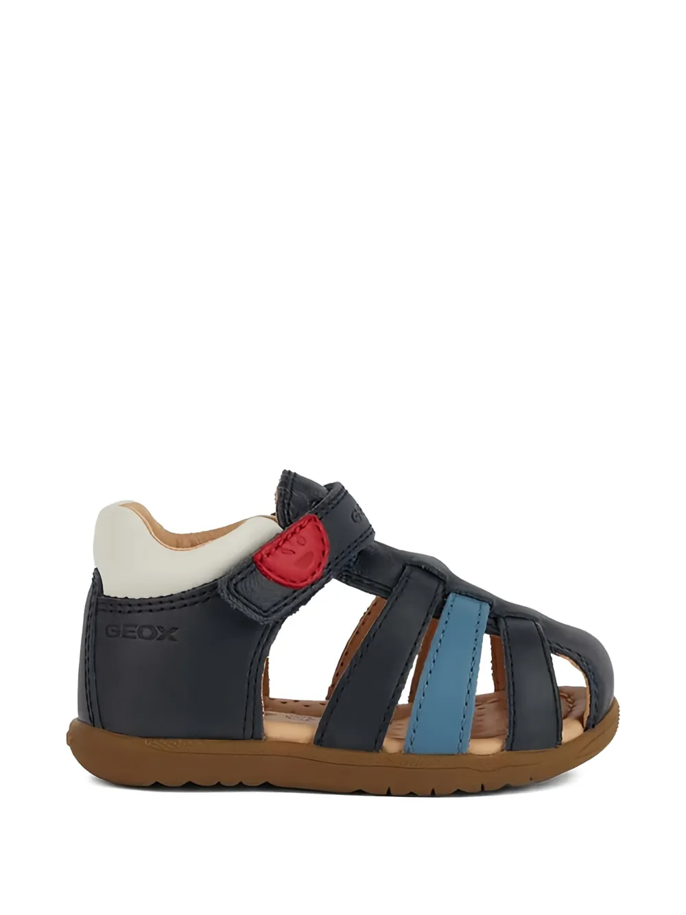 Geox Kids Gestreepte sandalen Blauw