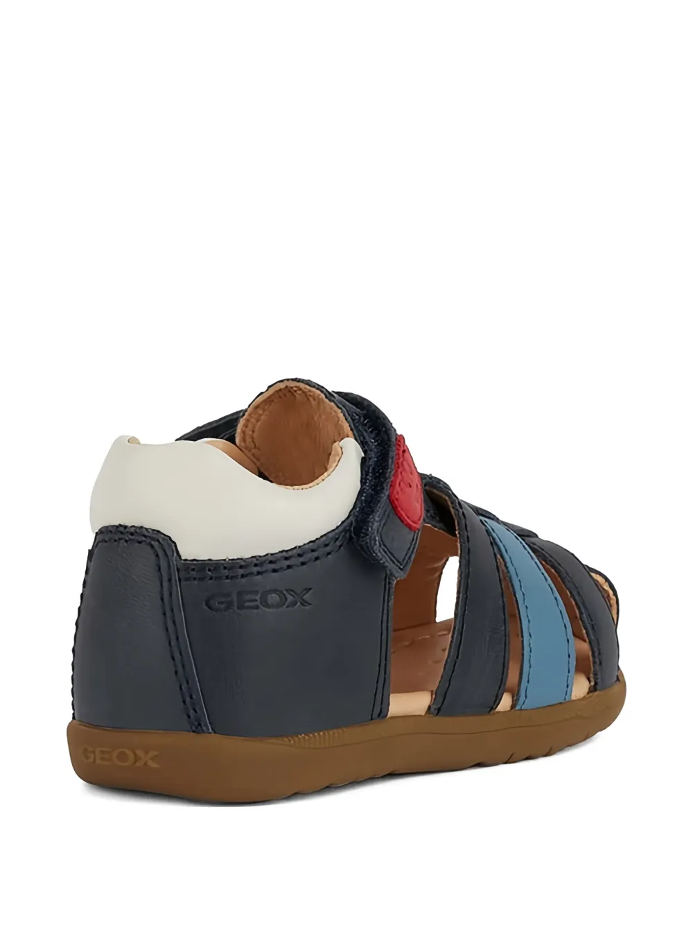 Geox Kids Gestreepte sandalen Blauw