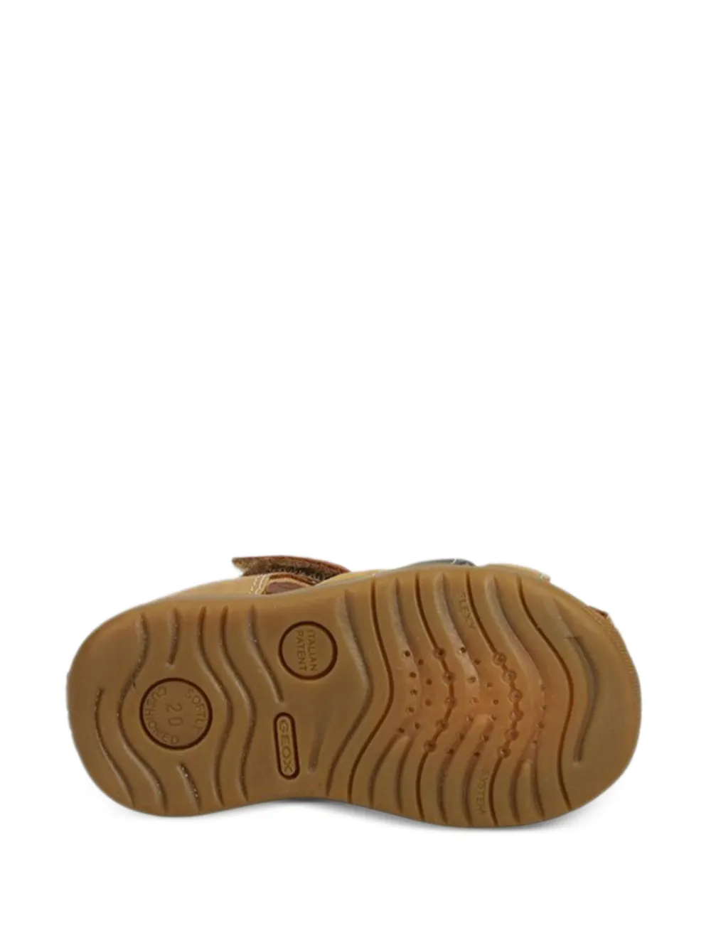 Geox Kids Sandalen met colourblocking en bandje Beige