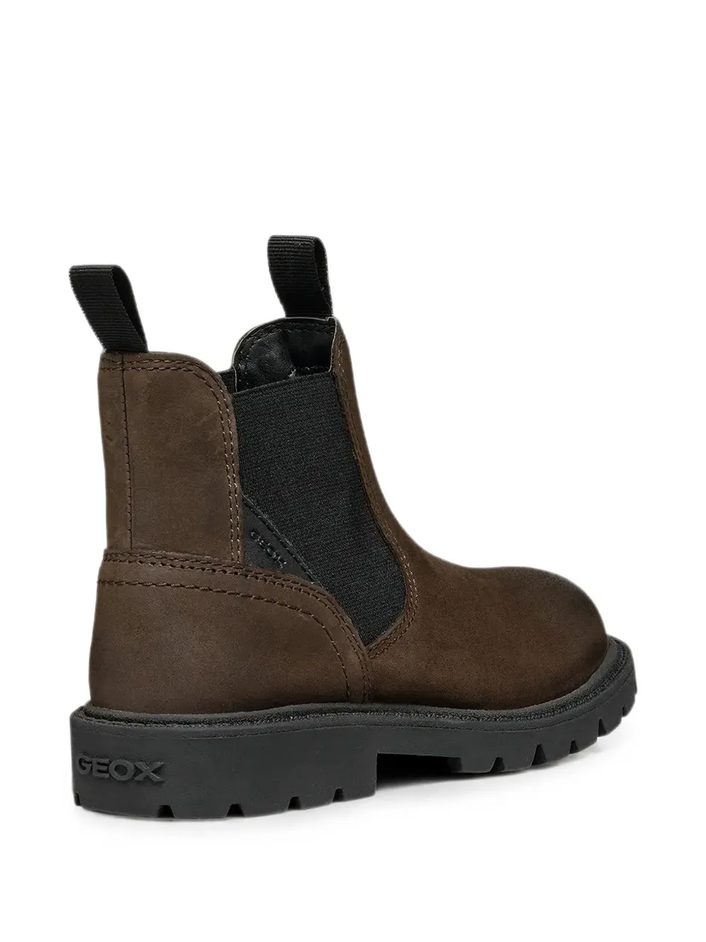 Geox Kids Shaylax enkellaarzen met elastisch vlak Bruin