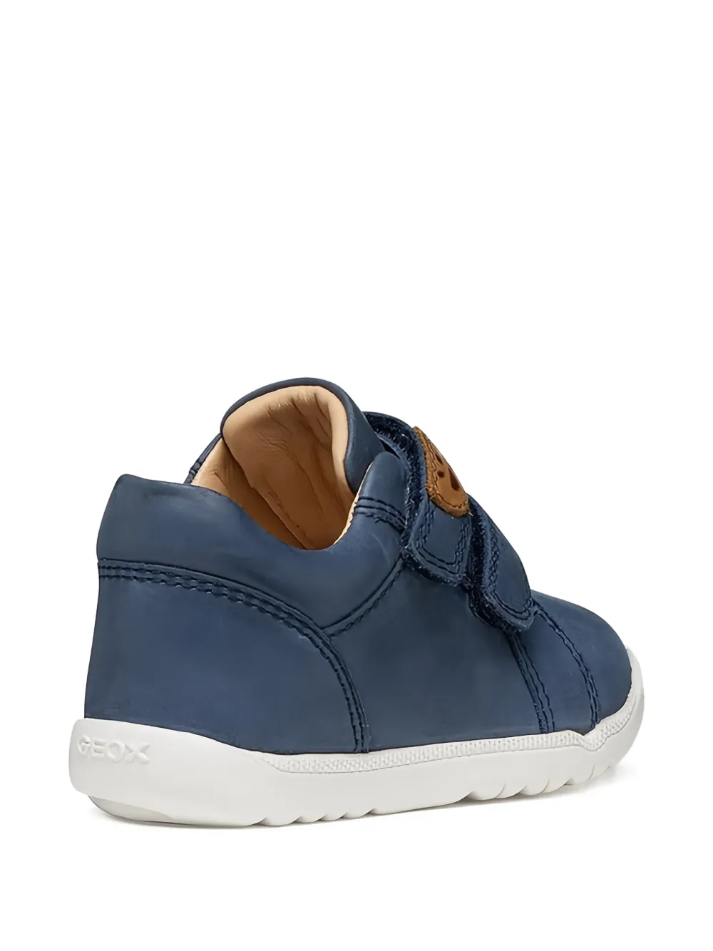 Geox Kids leather sneakers Blauw