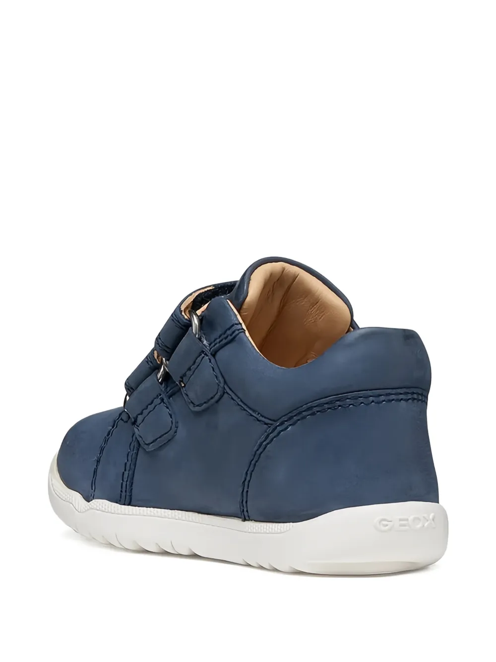 Geox Kids leather sneakers Blauw