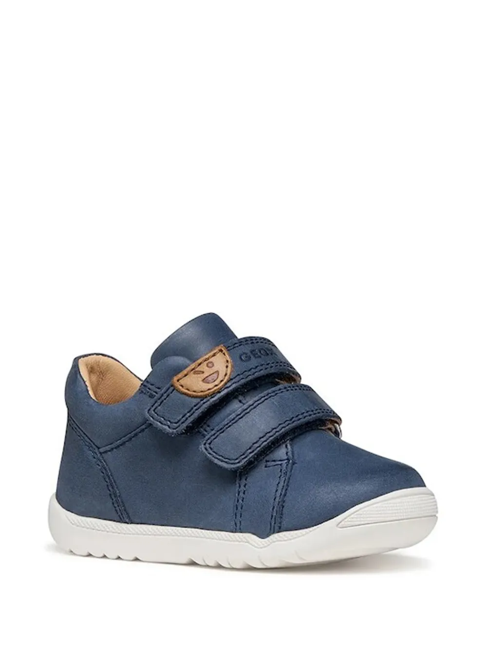 Geox Kids leather sneakers Blauw