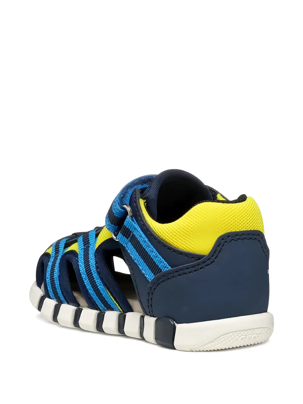 Geox Kids Gestreepte sandalen met bandje Blauw