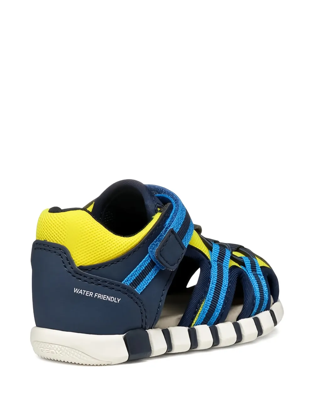 Geox Kids Gestreepte sandalen met bandje Blauw