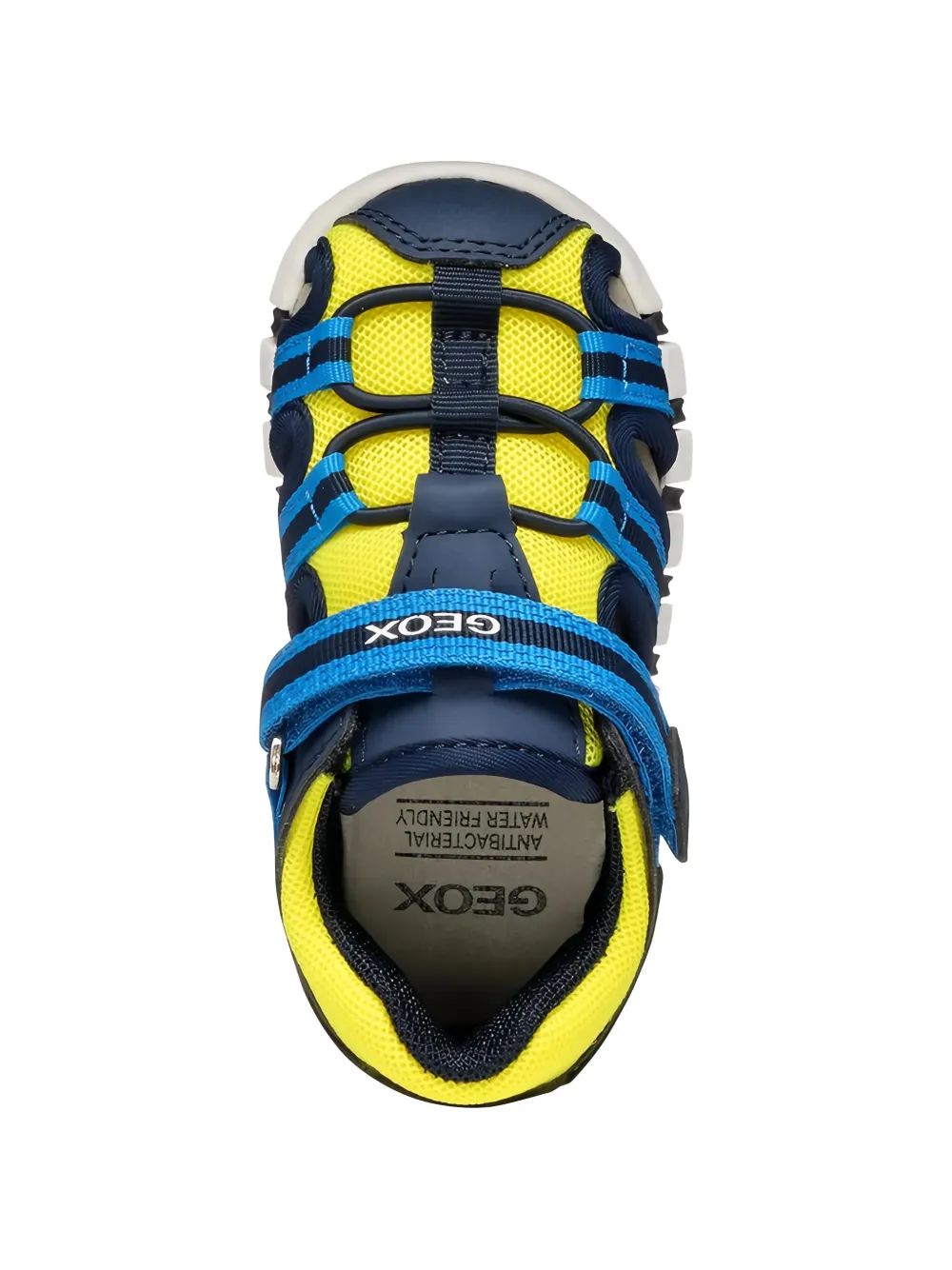 Geox Kids Gestreepte sandalen met bandje Blauw