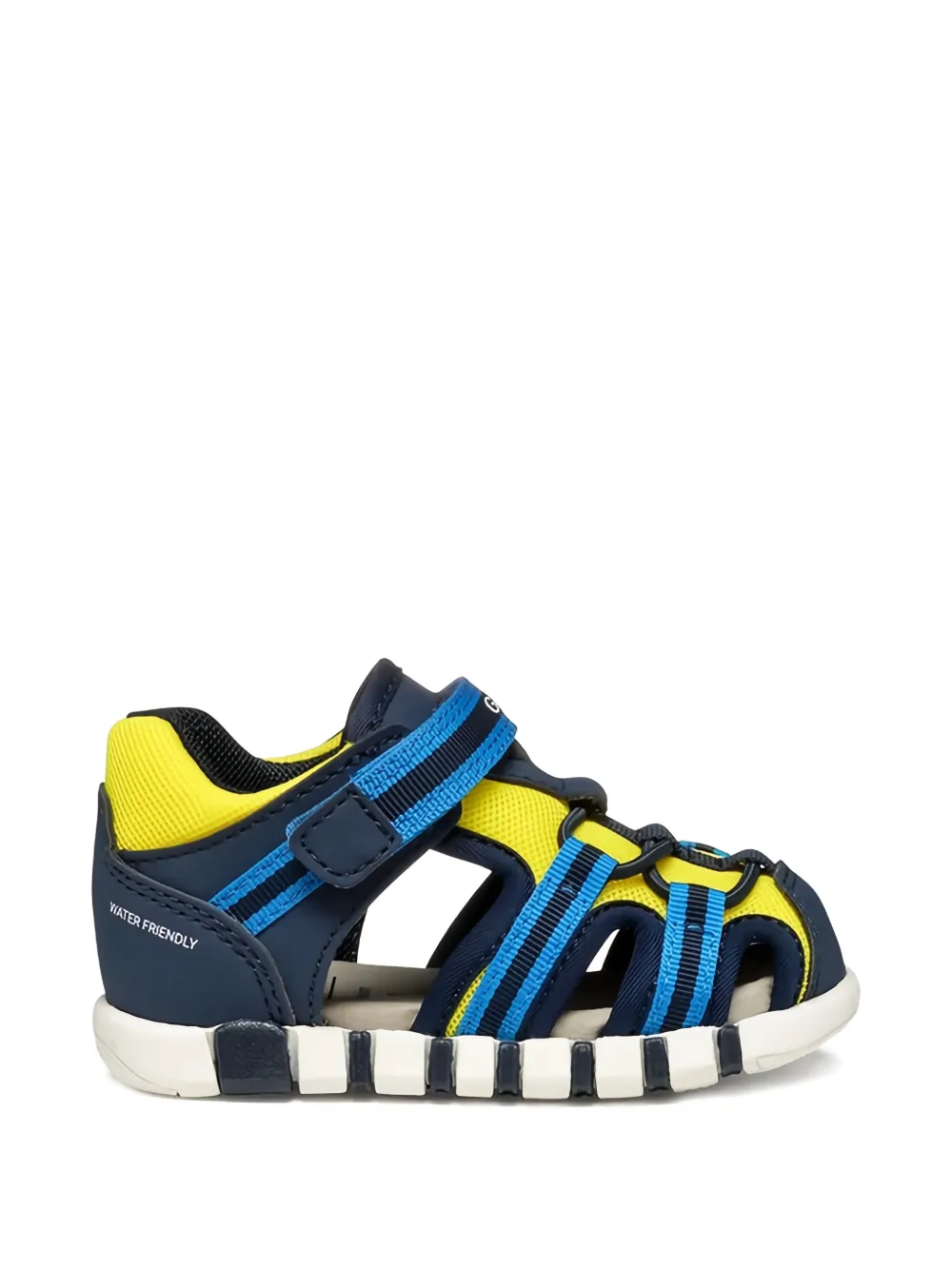 Geox Kids Gestreepte sandalen met bandje Blauw