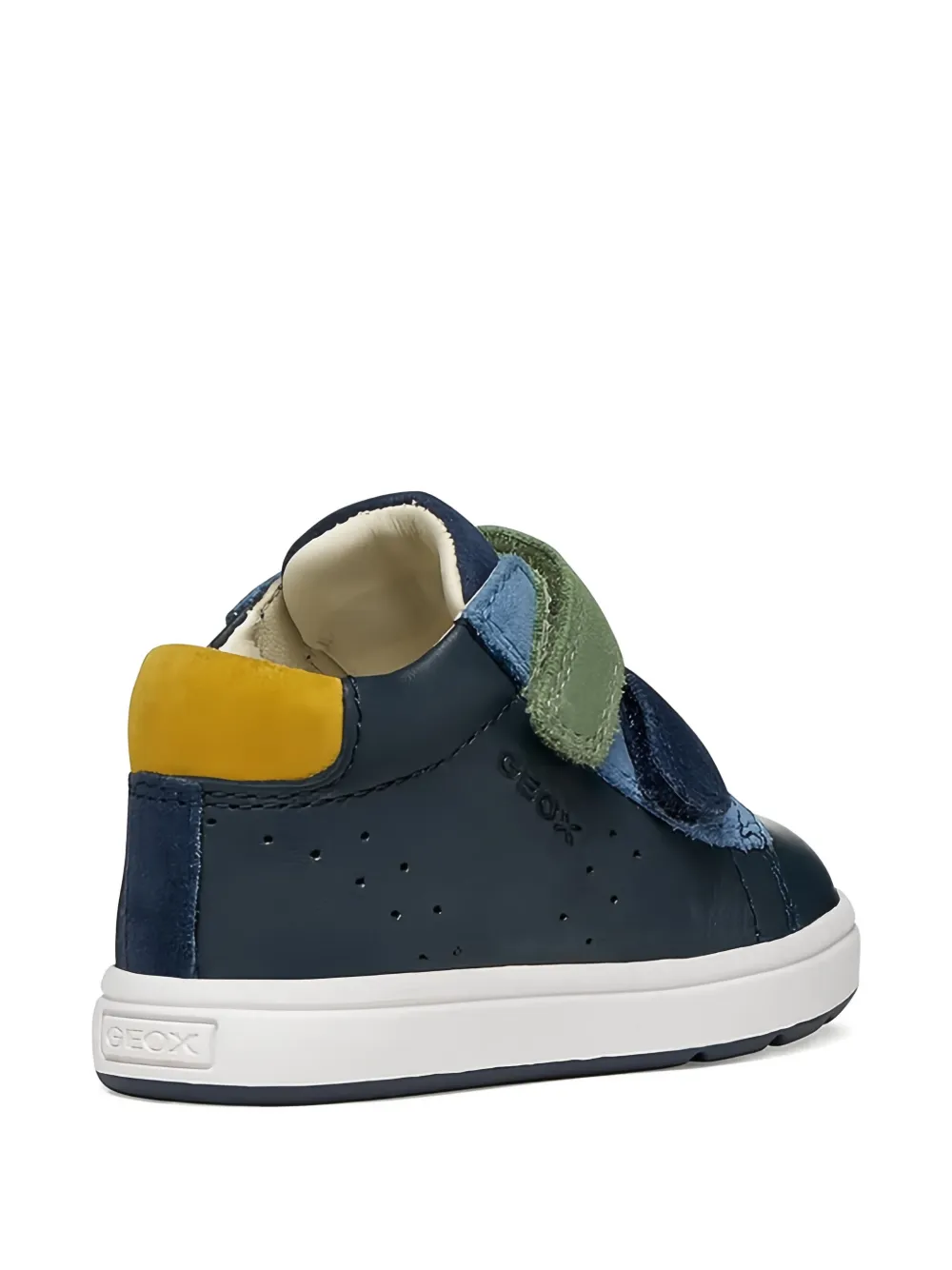 Geox Kids Biglia strap-detail sneakers Blauw