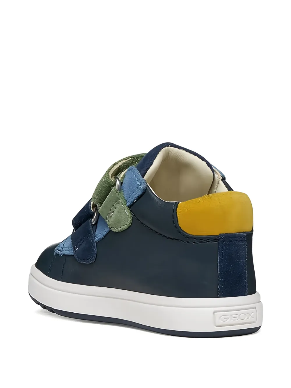 Geox Kids Biglia strap-detail sneakers Blauw