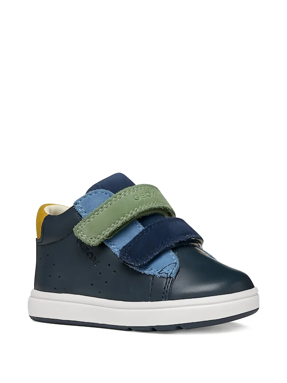 Geox Kids Biglia strap-detail sneakers Blauw