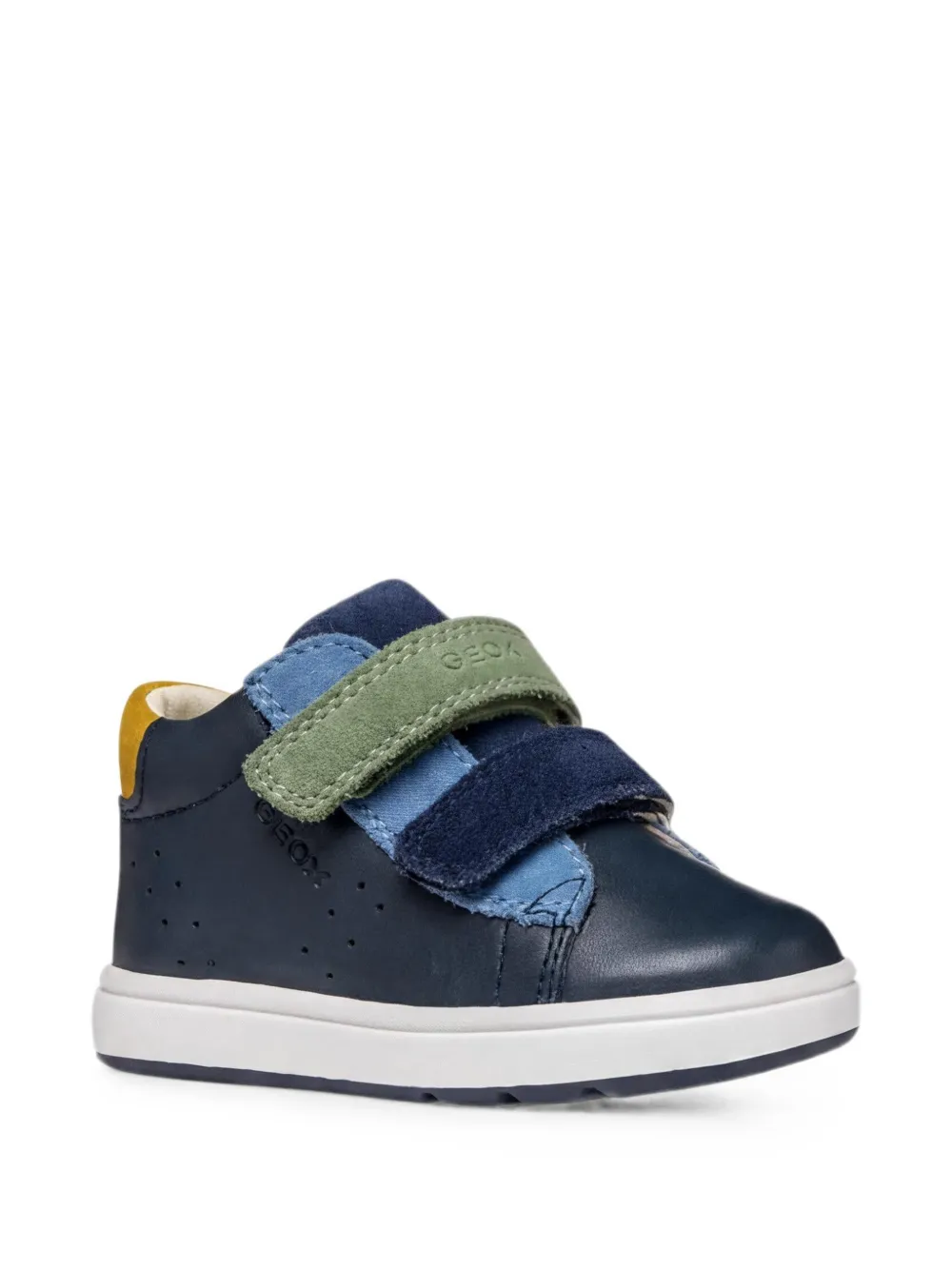Geox Kids Biglia strap-detail sneakers - Blu