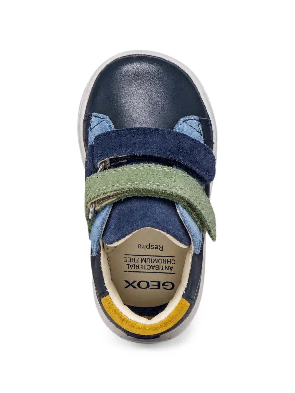 Geox Kids Biglia sneakers met bandje Blauw