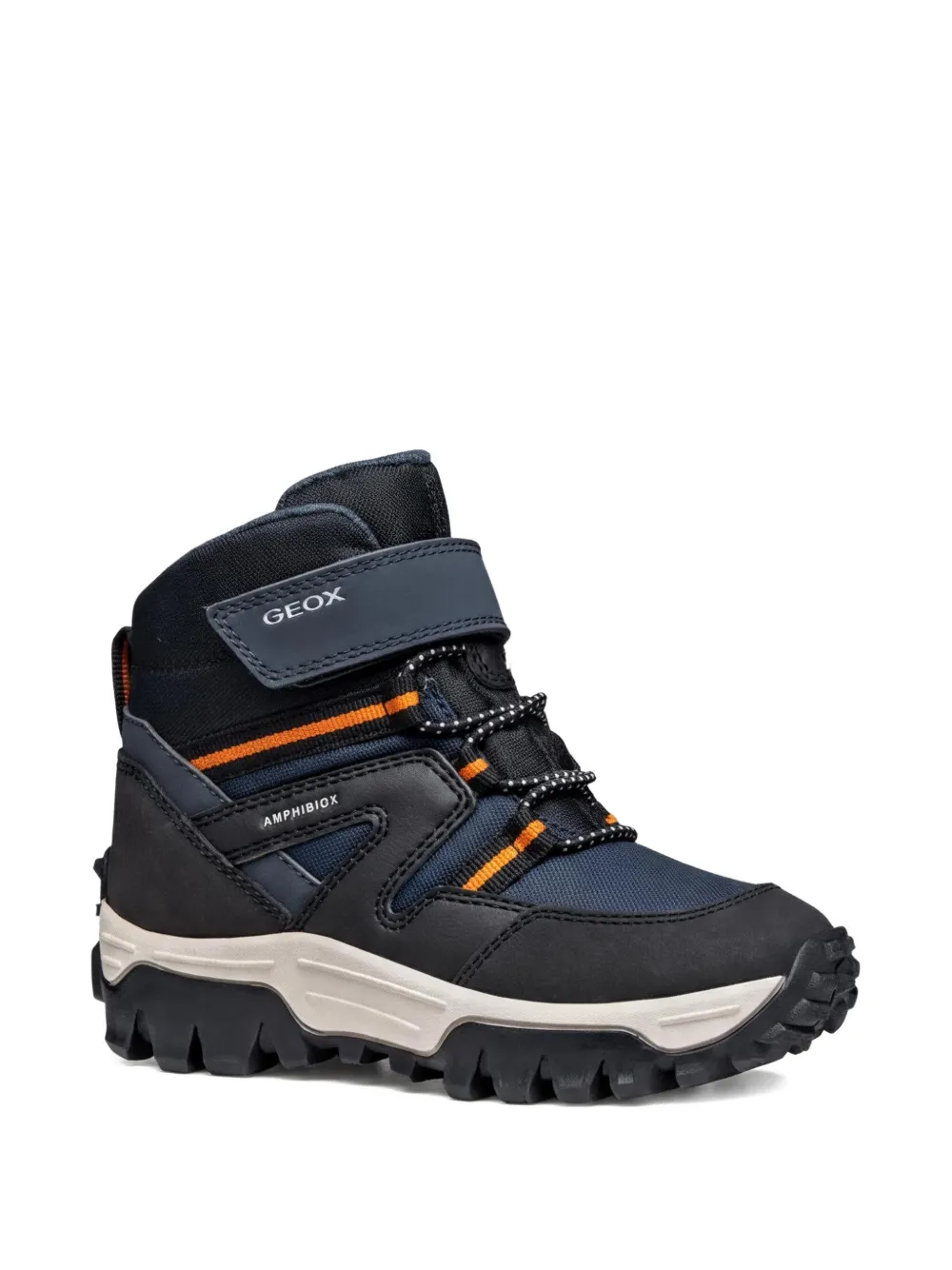 Geox Kids Himalaya waterdichte wandellaarzen Blauw